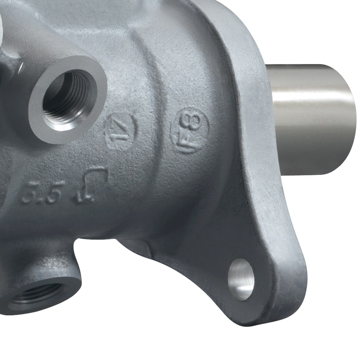 Master brake cylinder - detail view