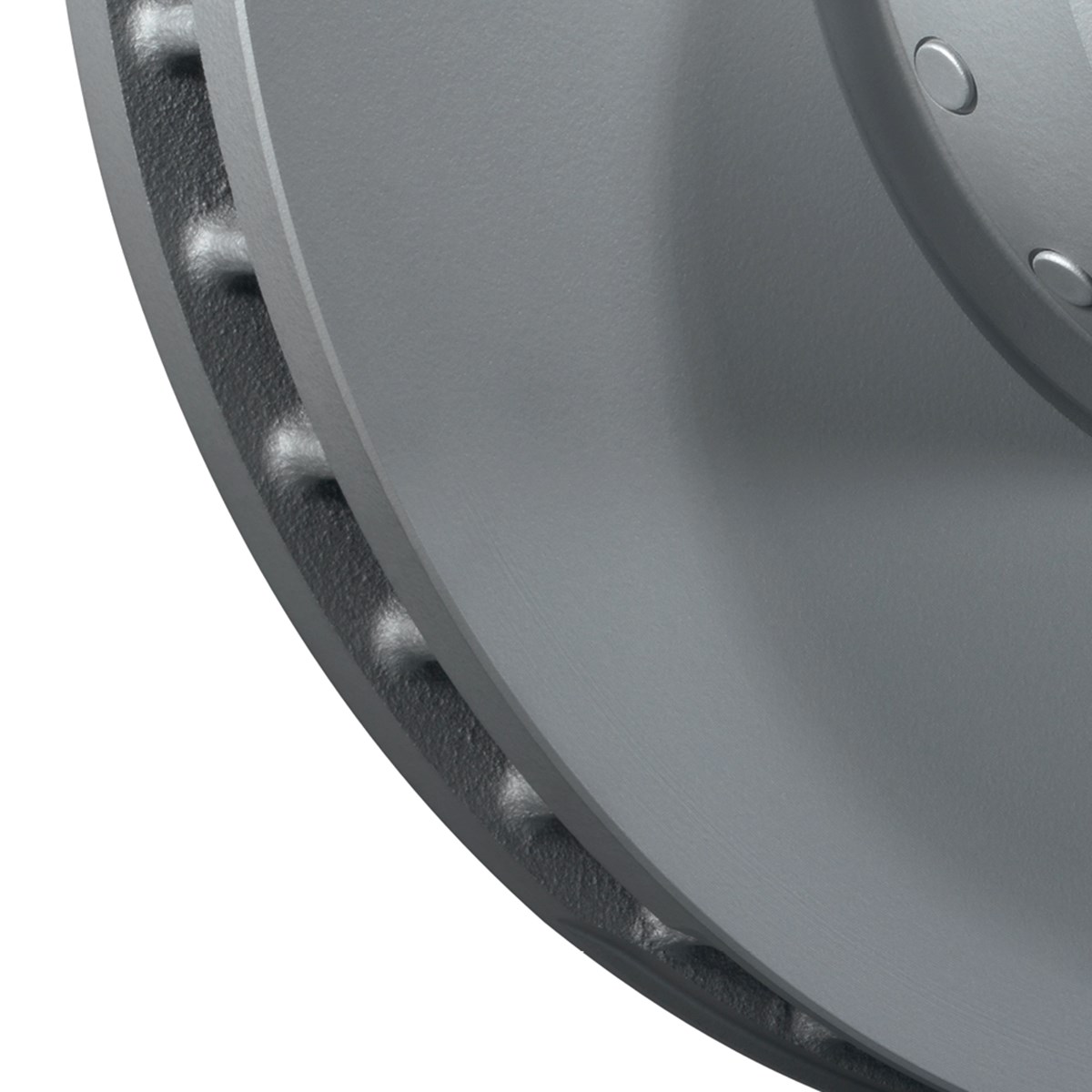 Coated brake discs - detail view