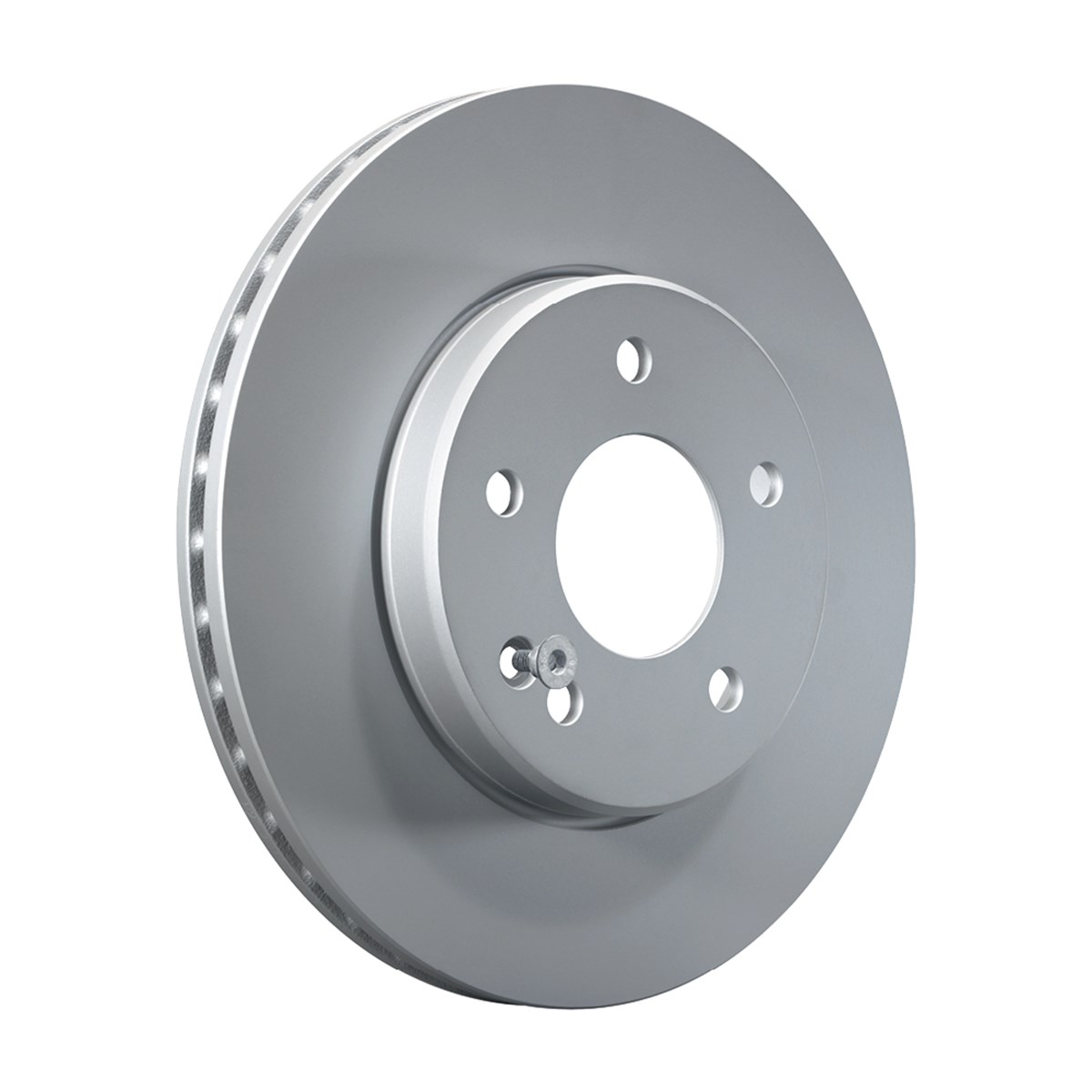 Brake disc with fixing screws