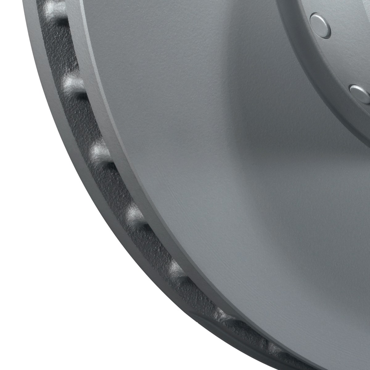 Two-piece brake disc - detail view